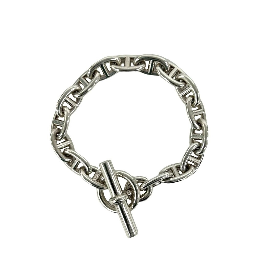 HERMES Silver Charm Bracelet